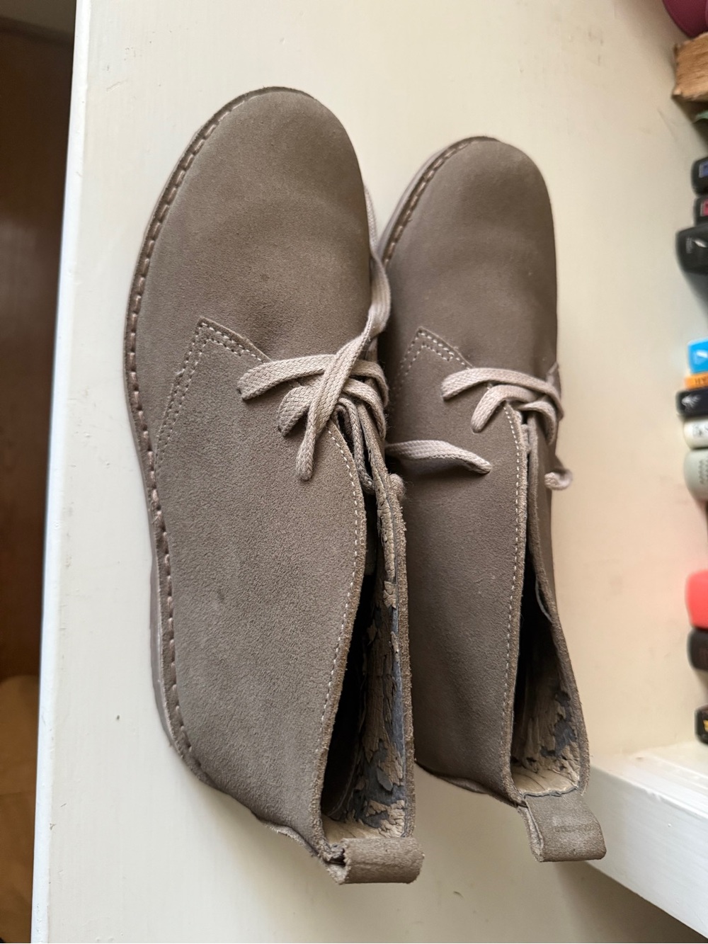 L.L. Bean Men's Taupe Suede Chukka Boots